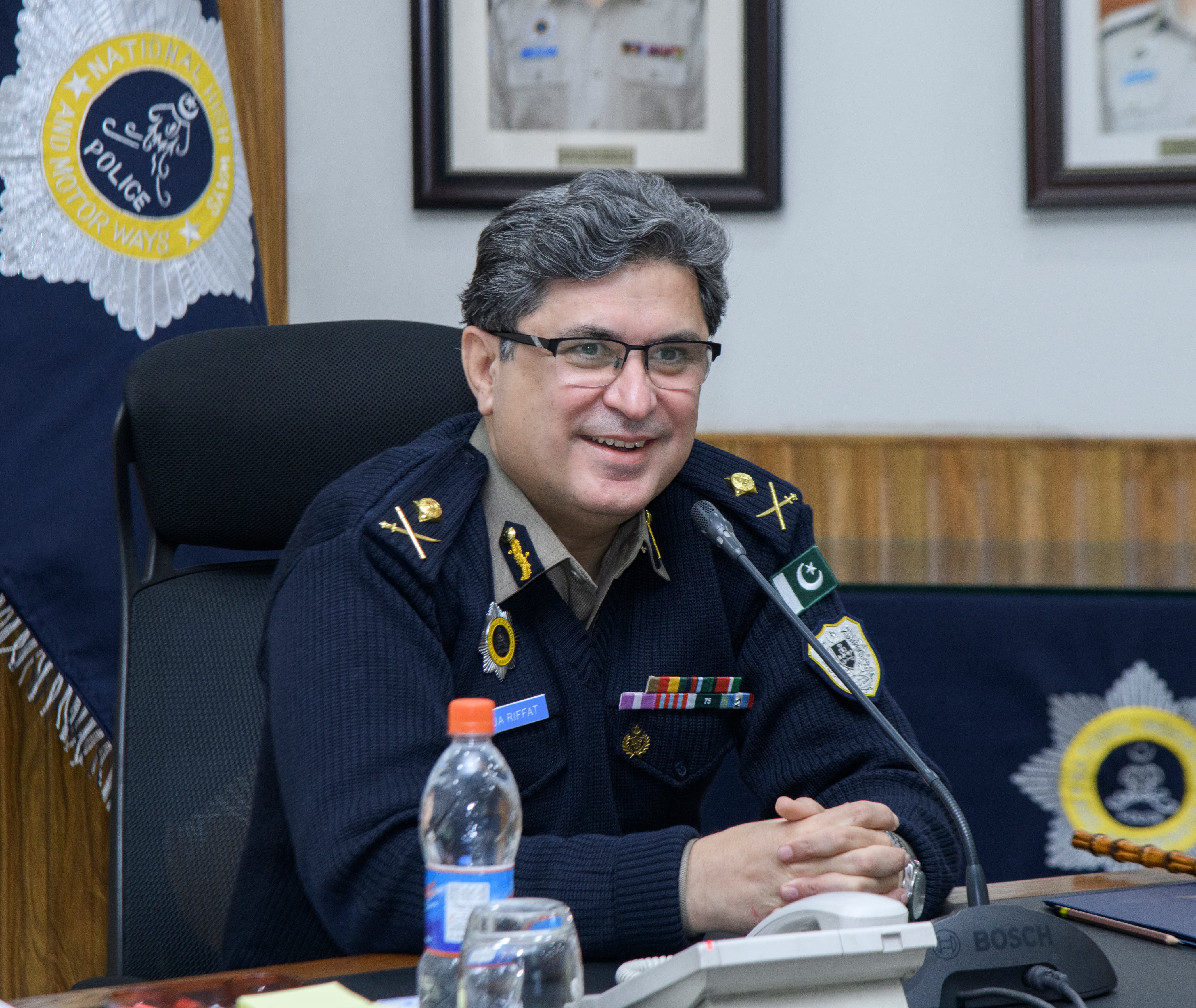 RIFFAT MUKHTAR (PSP), ASSUMED CHARGE AS INSPECTOR 	GENERAL, NATIONAL HIGHWAY & MOTORWAY POLICE
